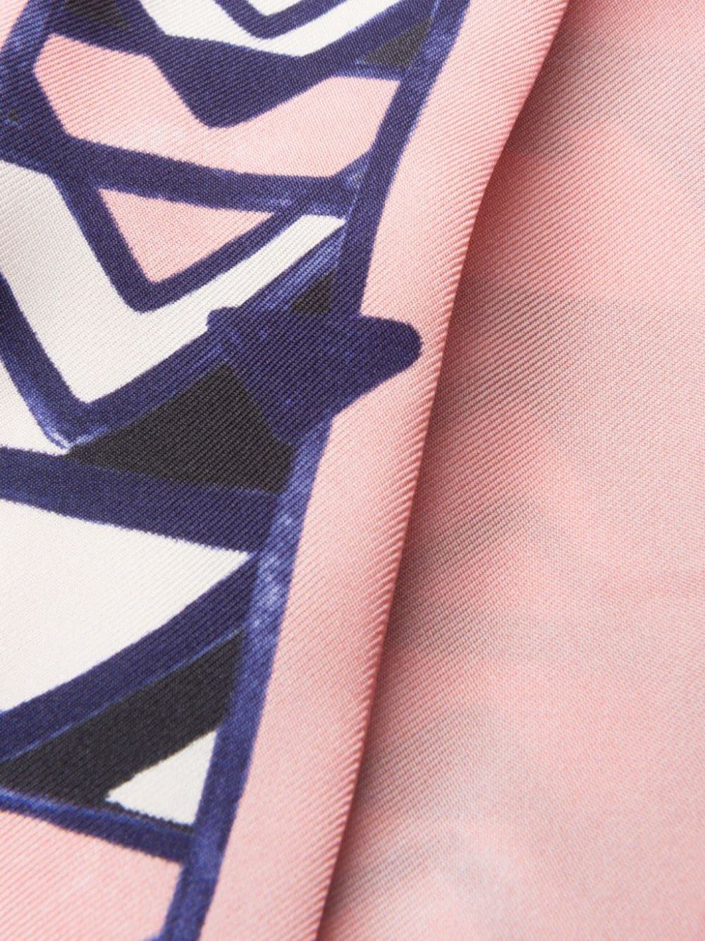 Image 2 of Prada triangle-print silk scarf
