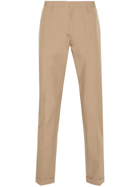 Paul Smith Calça de algodão com vinco