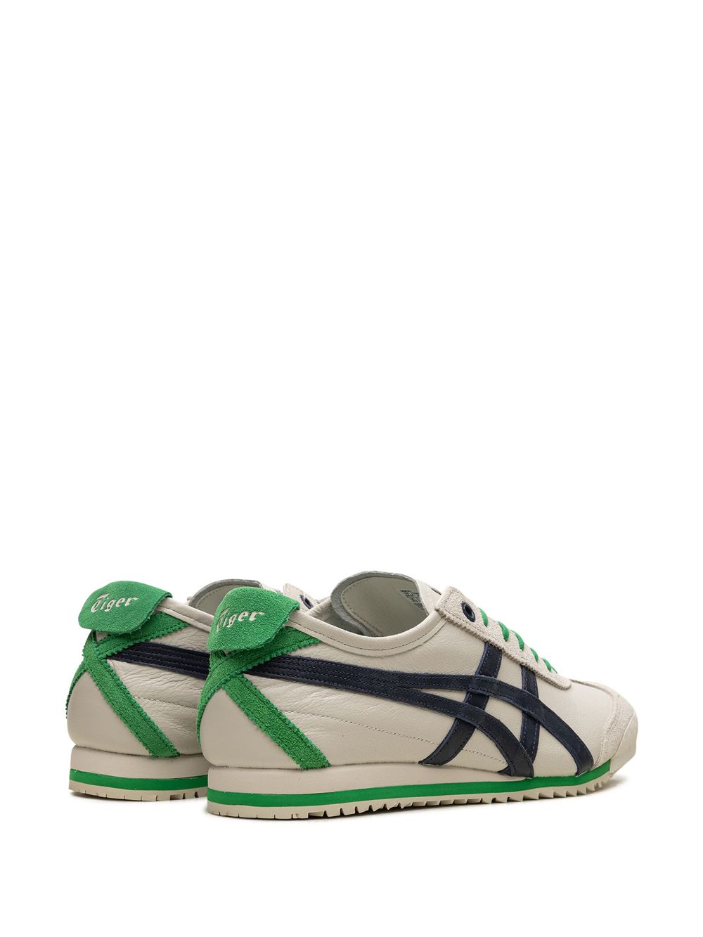 Shop Onitsuka Tiger Mexico 66 Sd "birch/peacoat Green" Sneakers In Neutrals