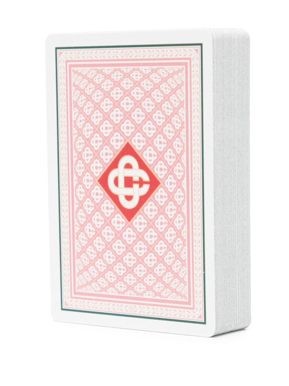 Shop Casablanca Monogram-print Playing Cards In Red