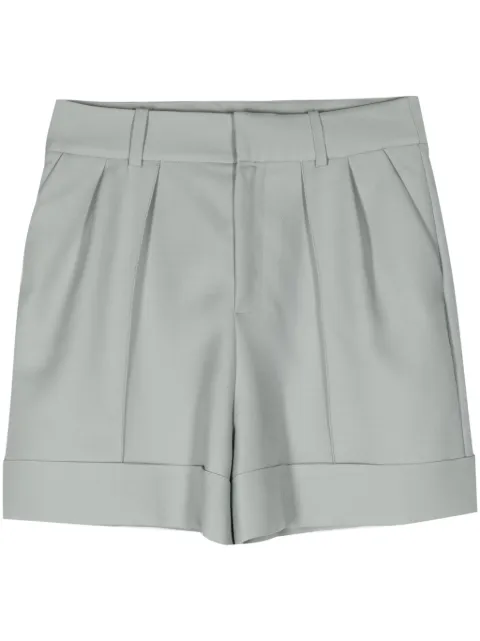 Dice Kayek high-rise virgin wool-blend shorts