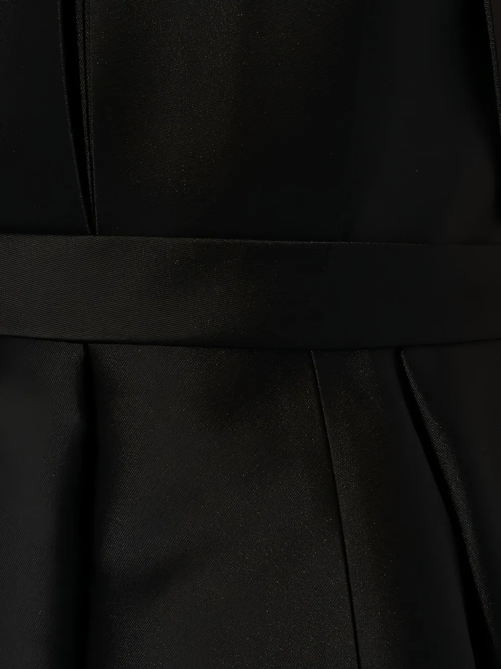 Dice Kayek Strapless Pleated Mini Dress In Black