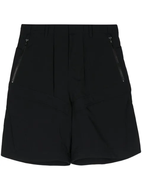 Juun.J zip-pocket panelled shorts