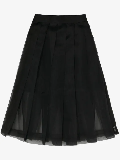 Undercover pleated A-line skirt