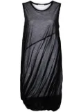 Helmut Lang Bubble sheer-overlay dress - Black