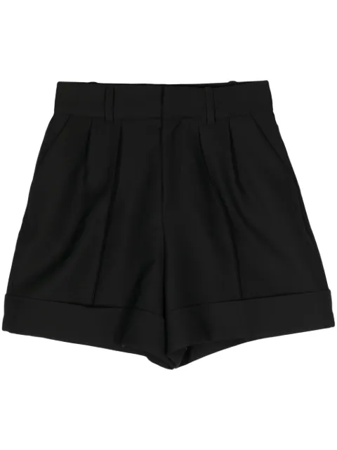 Dice Kayek high-rise virgin wool-blend shorts