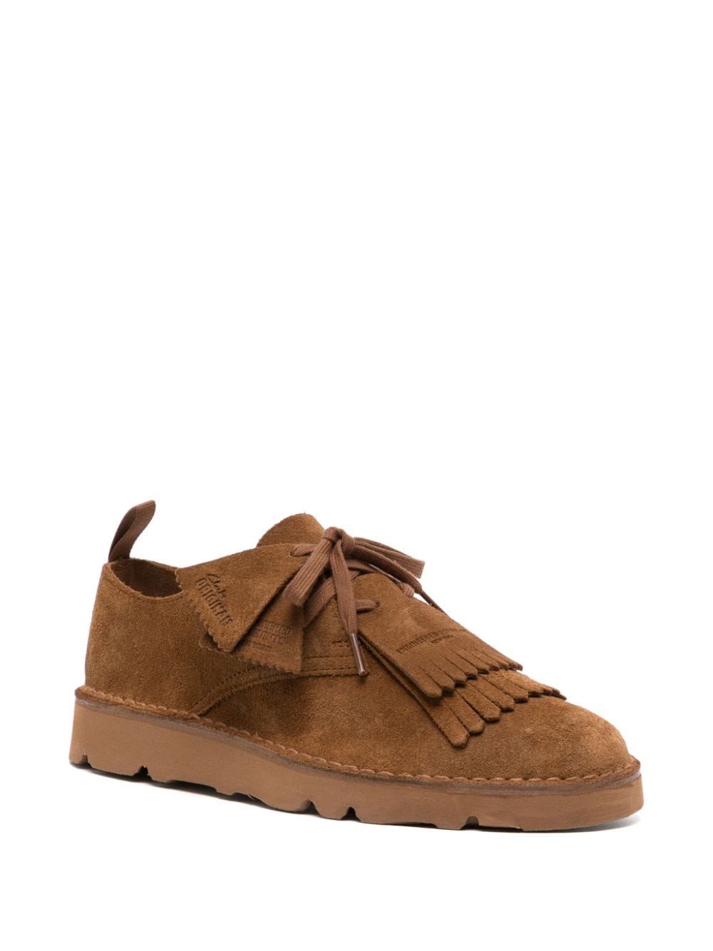 Clarks x Engineered Garments Desert Khan suede shoes - Bruin