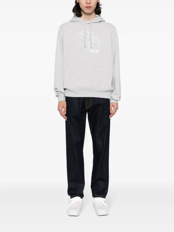 パーカー・フーディ PUMA Puma x Noah graphic hoodie light gray header 62387204 6 PUMA x NOAH graphic-print Hoodie | Grey | FARFETCH