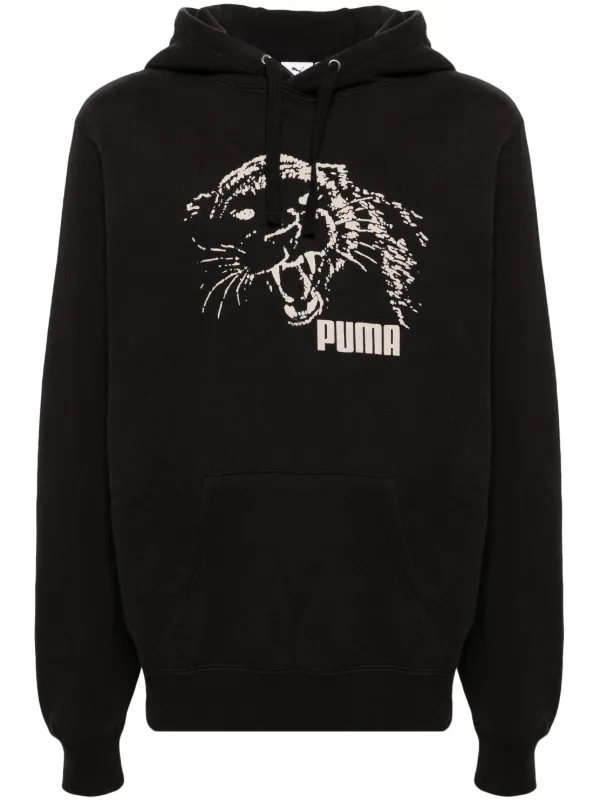 PUMA hoodie con estampado grafico x NOAH hombre Algodon reciclado Algodon L Negro