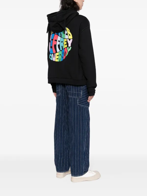 Charles Jeffrey Loverboy ロゴ パーカー | ブラック | FARFETCH JP