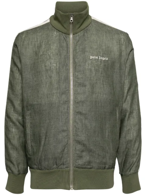 Palm Angels chamarra deportiva con logo bordado