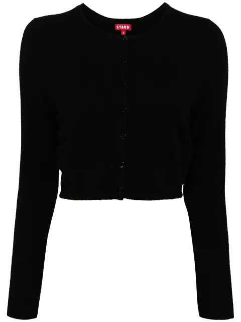 STAUD button-down cashmere cardigan 