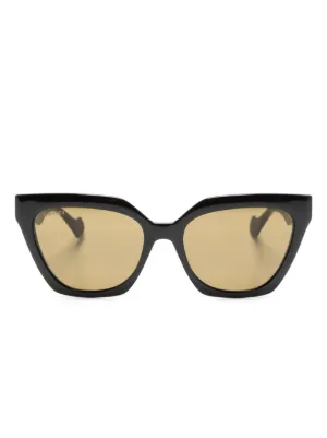 VALENTINO GARAVANI EYEWEAR キャットアイ サングラス | ブラック