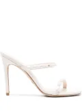 Stuart Weitzman 100mm leather mules - Neutrals