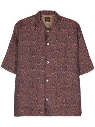 Needles patterned-jacquard Shirt - Farfetch 