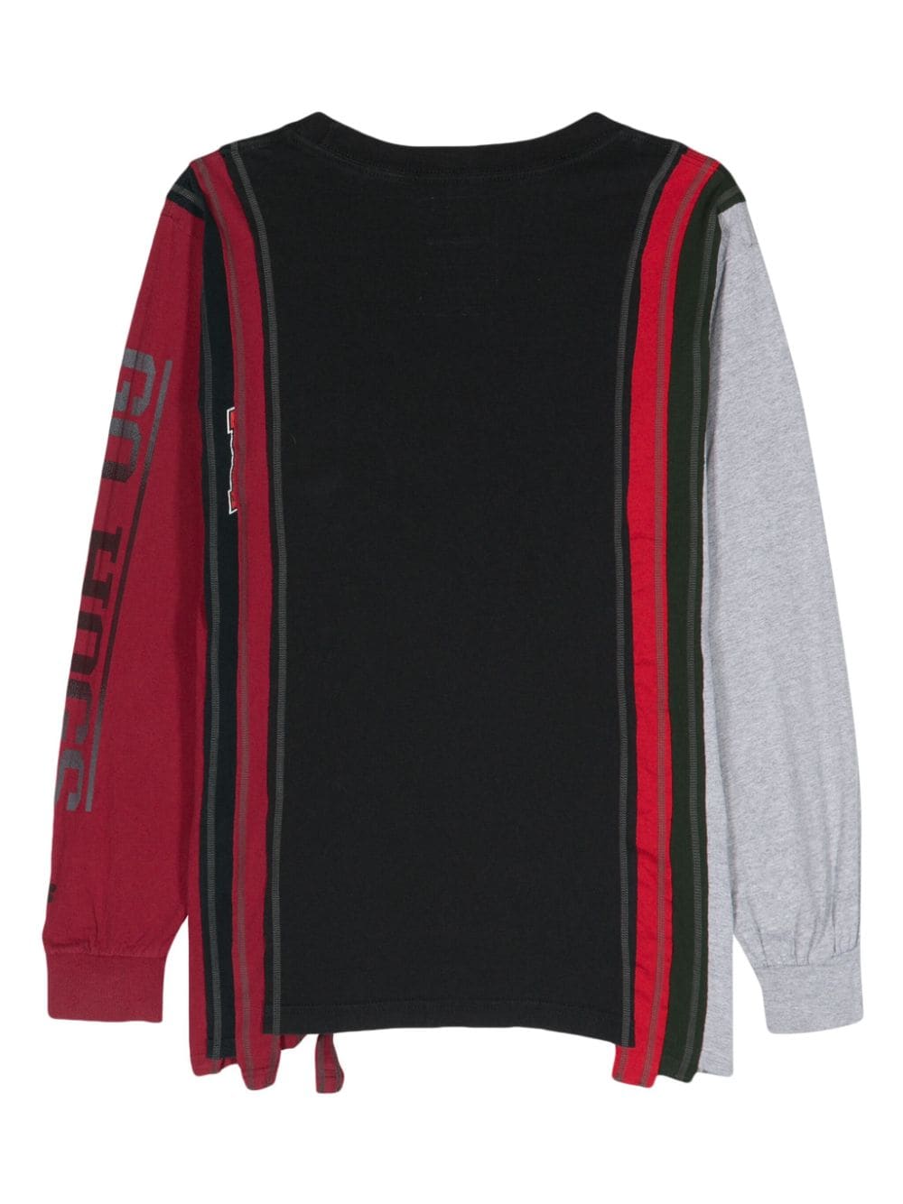 Needles Sweater met tekst - Rood