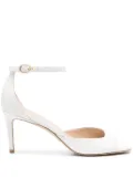 Stuart Weitzman 75mm Nudistia sandals - White
