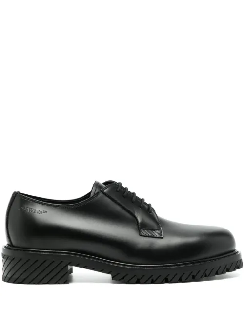 Derbies Military en cuir - Off-White - Modalova