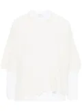 atomo factory layered raw-cut jumper - Neutrals