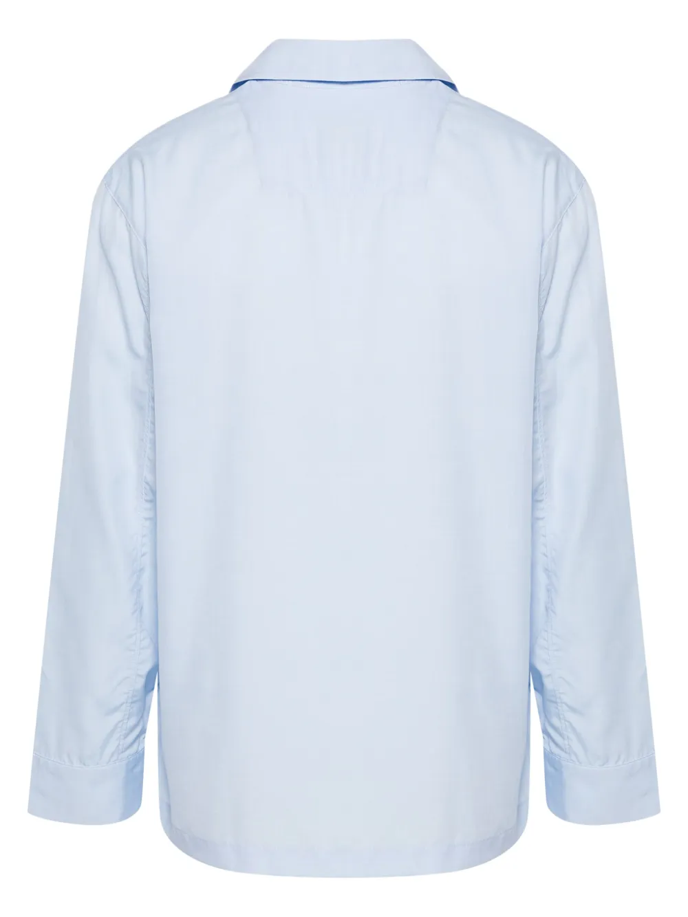 CDLP Pyjamashirt met kraag Blauw