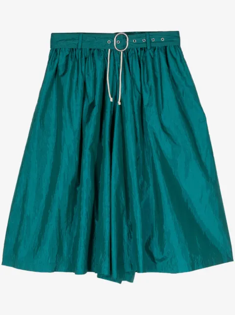 Jil Sander wide-leg belted shorts