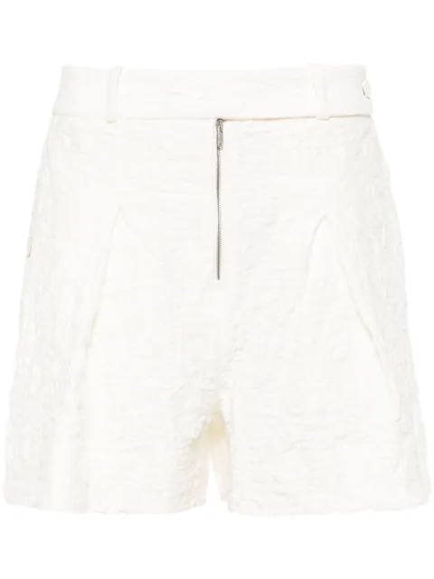 Jil Sander shorts con acabado texturizado