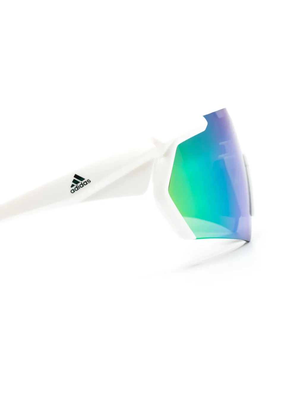 adidas SP0064 zonnebril met schild montuur Wit
