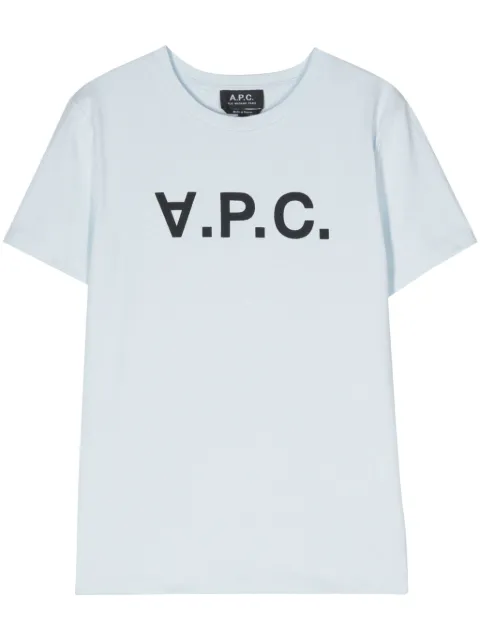 A.P.C. logo-print cotton T-shirt