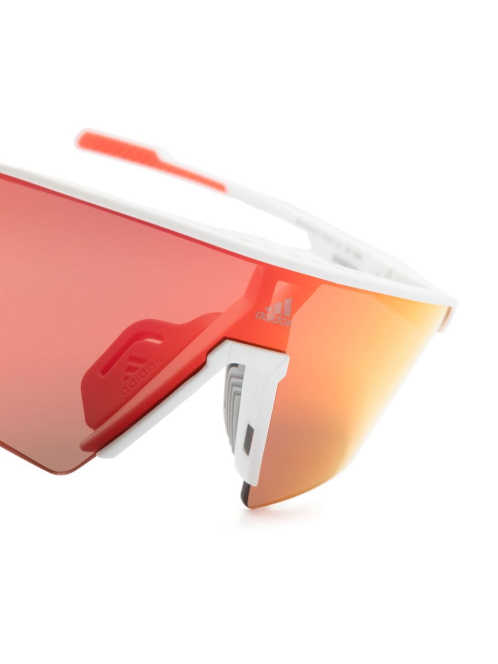 Shop Adidas Originals Prfm Shield Lite S Shield-frame Sunglasses In 白色