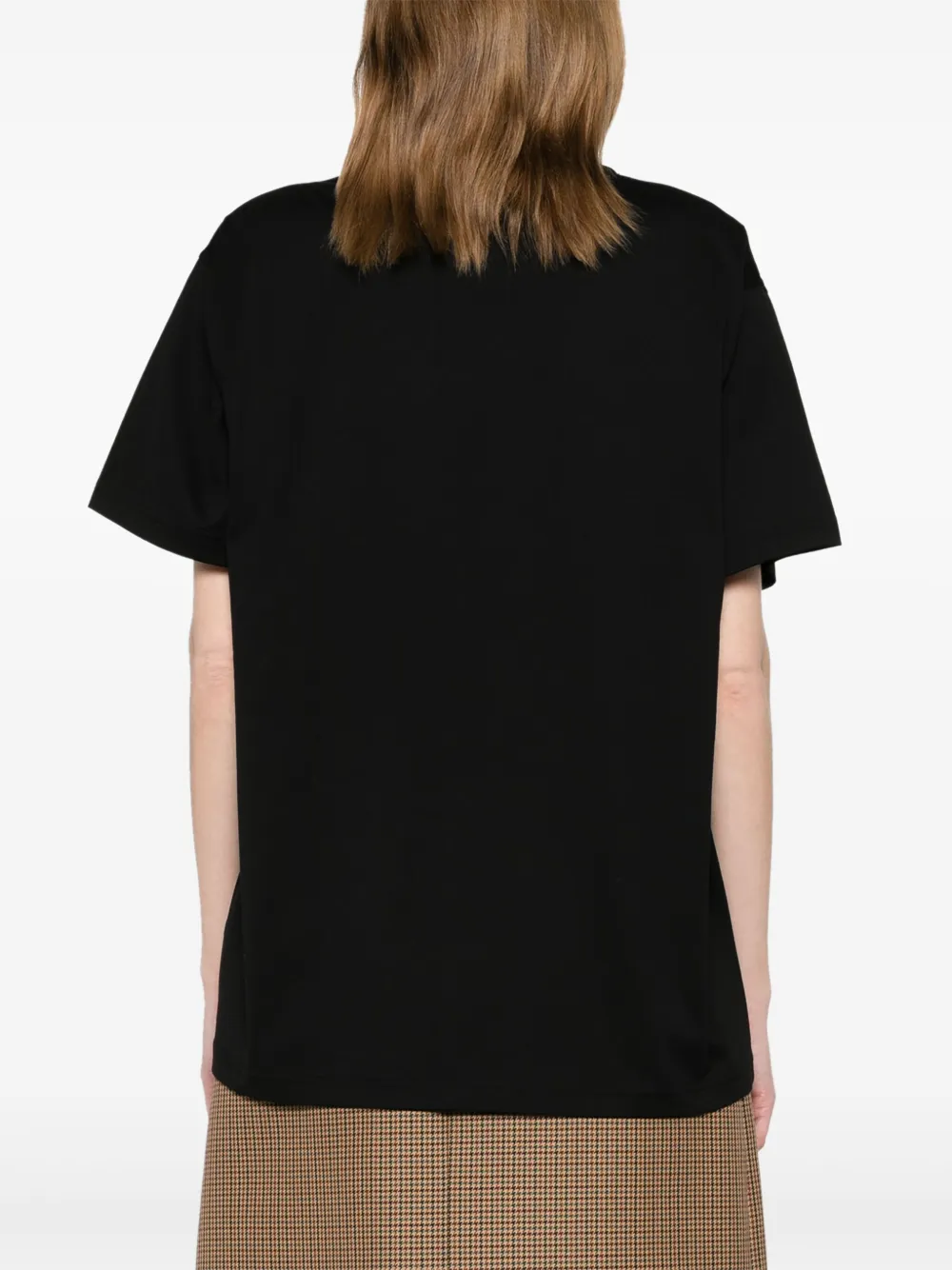 Affordable Burberry chest pocket cotton T-shirt Women