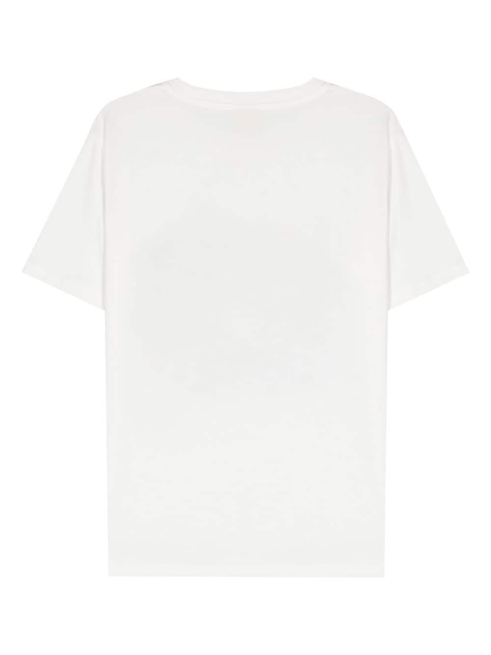Shop Peuterey Tofino Print Reg Cotton T-shirt In Weiss