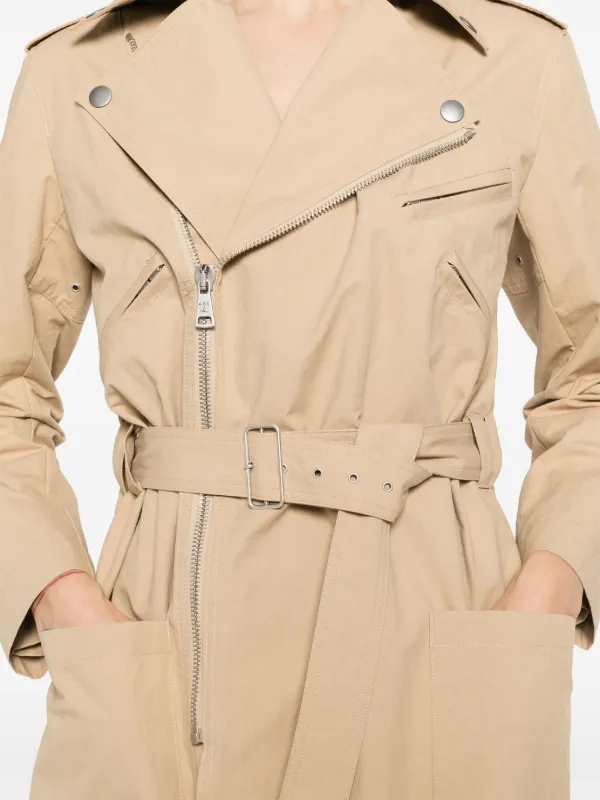 A.P.C. cotton blend Maxi Trench Coat Farfetch