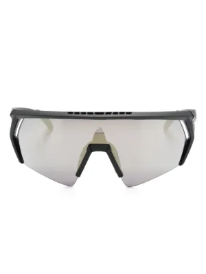 Adidas SP0063 シールド サングラス | ブラック | FARFETCH JP