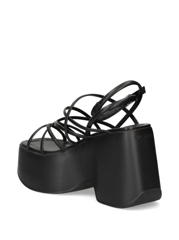 サンダル・ミュール VIC MATIE Women Sandals 3952PULP101 BLACK Vic Matie フラットフォーム サンダル | ブラック | FARFETCH JP