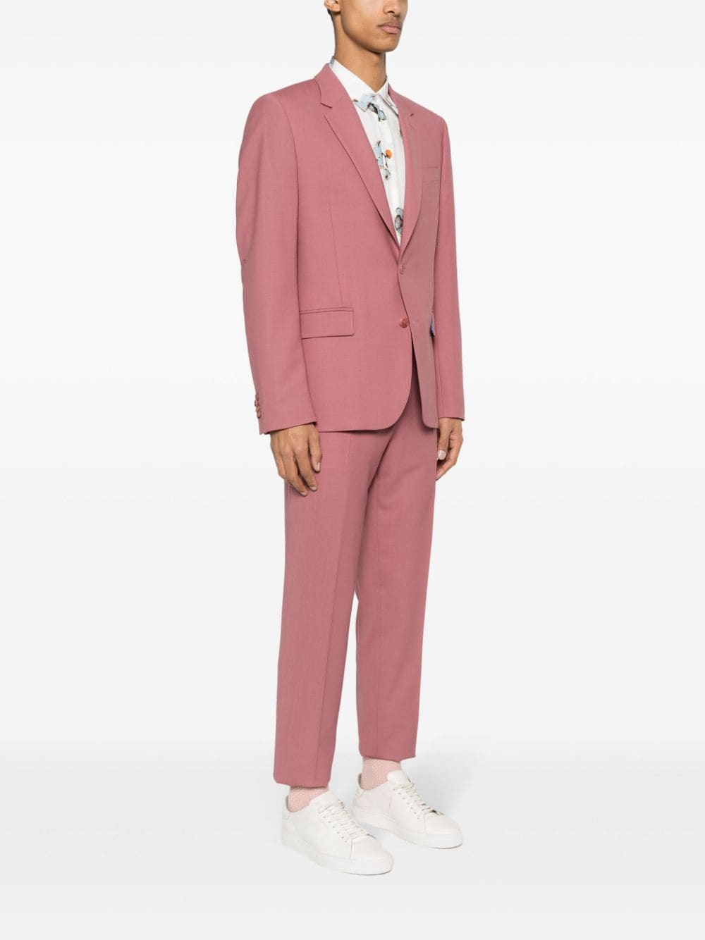 Shop Paul Smith Single-breasted Suit In Pink