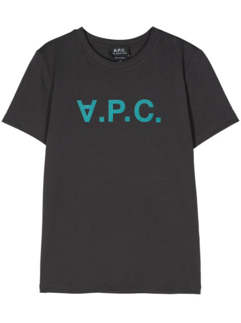 A.P.C. logo-print cotton T-shirt Women