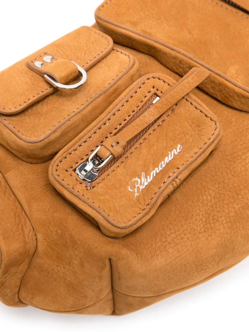 Blumarine Cargo schoudertas van imitatieleer Bruin