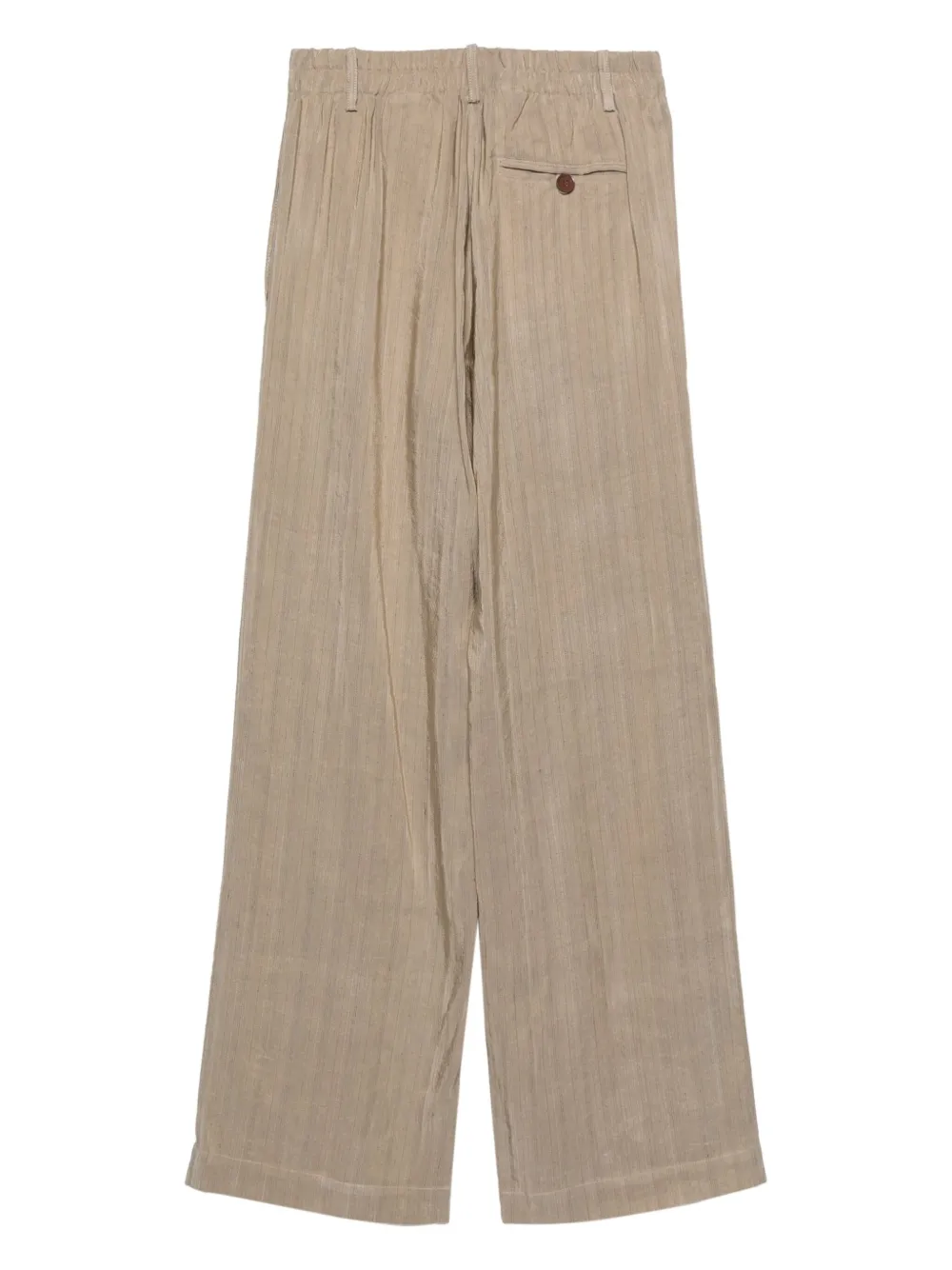 Alysi Straight broek Beige