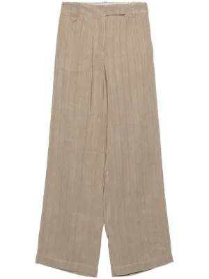 Ziggy Chen ワイドパンツ | ニュートラル | FARFETCH JP