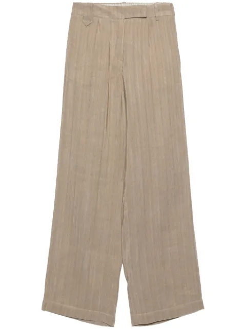 Alysi herringbone straight trousers