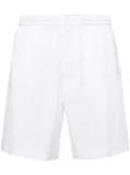 ASPESI elasticated-waist poplin shorts - White