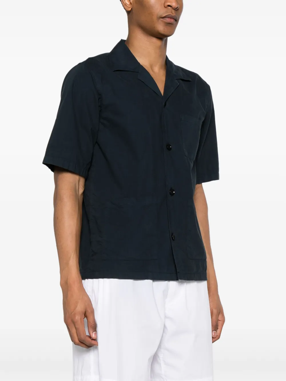 ASPESI CAMP-COLLAR COTTON SHIRT