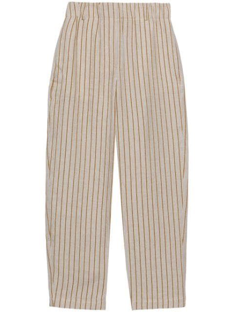 Alysi striped tapered trousers