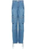 MOSCHINO JEANS high-rise cargo jeans - Blue