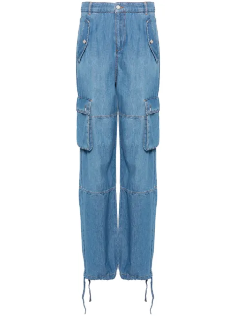 MOSCHINO JEANS high-rise cargo jeans