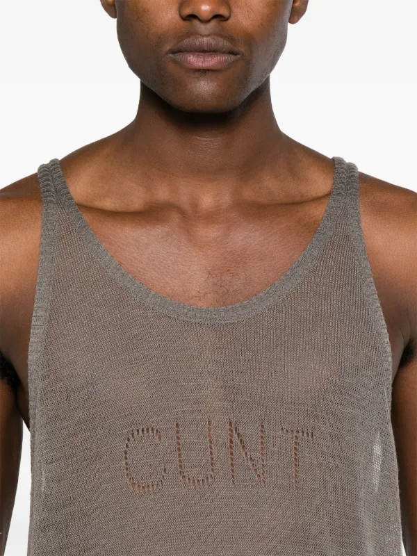 Rick owens ノースリーブ ニット Rick owens ノースリーブ ニット（Rick Owens ノースリーブ