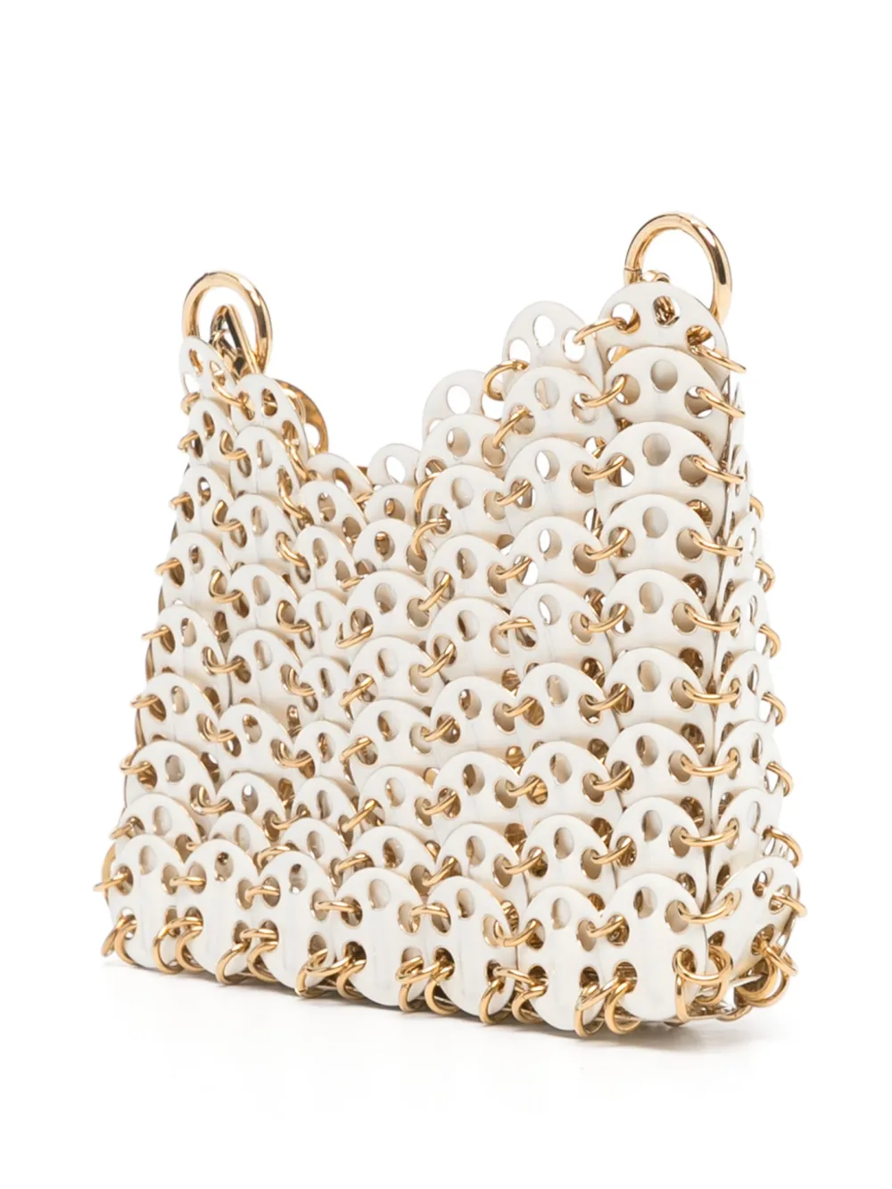 Rabanne Iconic 1969 mini-tas Wit