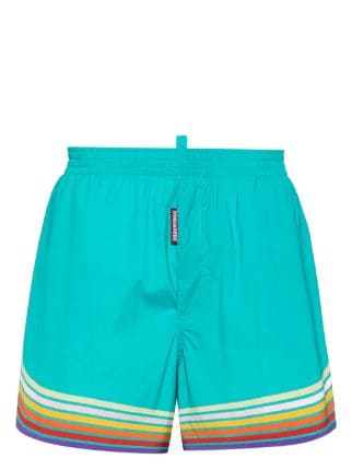 Dsquared2 stripe-detail Swim Shorts - Farfetch