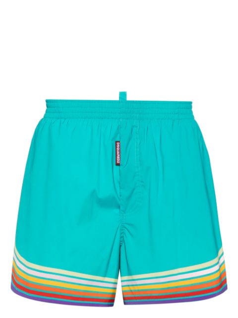 DSQUARED2 stripe-detail swim shorts Men