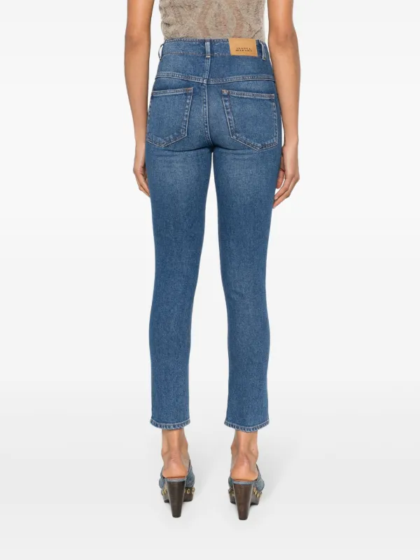 【関税込み】Isabel Marant ブルー Niliane ジーンズ ISABEL MARANT Niliane high-waisted Skinny Jeans | Blue